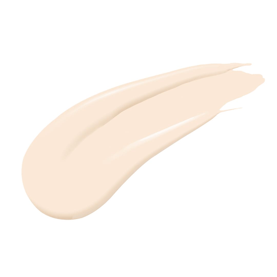 Meroda Cosmetics Universal Concealer swatch in kleur 1C toont de hydraterende en lichtgewicht textuur.